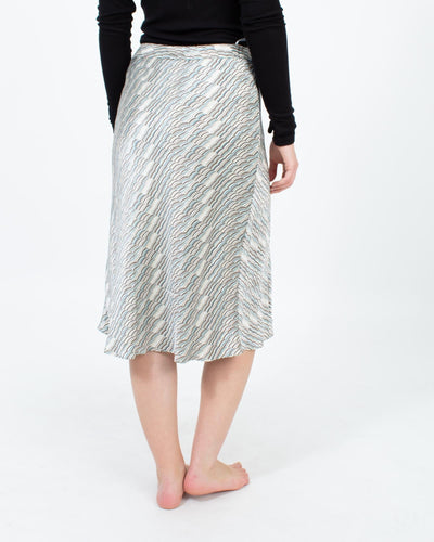 Lafayette 148 Clothing Small | US 4 Printed Silk Skirt