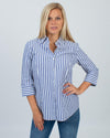 Lafayette 148 Clothing Small | US 4 Three Quarter Sleeve Button Down
