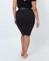 Lafayette 148 Clothing XL | US 12 Black Midi Skirt