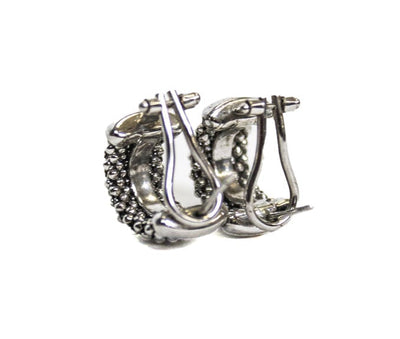 Lagos Jewelry One Size Sterling Silver Huggie Hoop Earrings