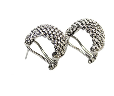 Lagos Jewelry One Size Sterling Silver Huggie Hoop Earrings