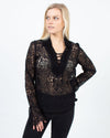 Lamarque Clothing Small Sheer Lace Blouse
