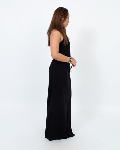 Lanston Clothing Small Black Casual Maxi Dress