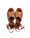 LANVIN Shoes Medium | US 8 Brown Leather Wedges