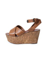 LANVIN Shoes Small | IT 38 I US 8 Brown Leather Wedges