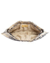 Lauren Merkin Bags One Size Metallic Faux Snakeskin Clutch
