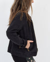 Lauren Ralph Lauren Clothing Medium | 6 Black Zip Denim Jacket
