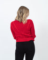 Lauren Ralph Lauren Clothing Small Red Cable Knit Sweater