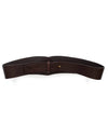Le Palina Accessories Medium Brown Leather Waist Belt