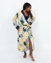 Le Superbe Clothing Medium | US 6 Printed Wrap Maxi Dress