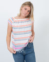 LEMLEM Clothing Small Striped Tasseled Top