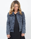 Levi Strauss Clothing Large Zip Up Denim Jacket