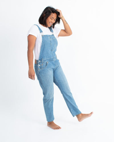 Levi Strauss Clothing Medium Light Wash Denim Overalls