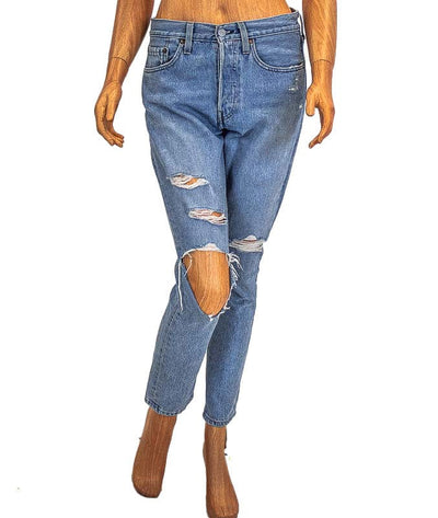 Levi Strauss Clothing Small | US 26 501 Skinny Ripped Jeans