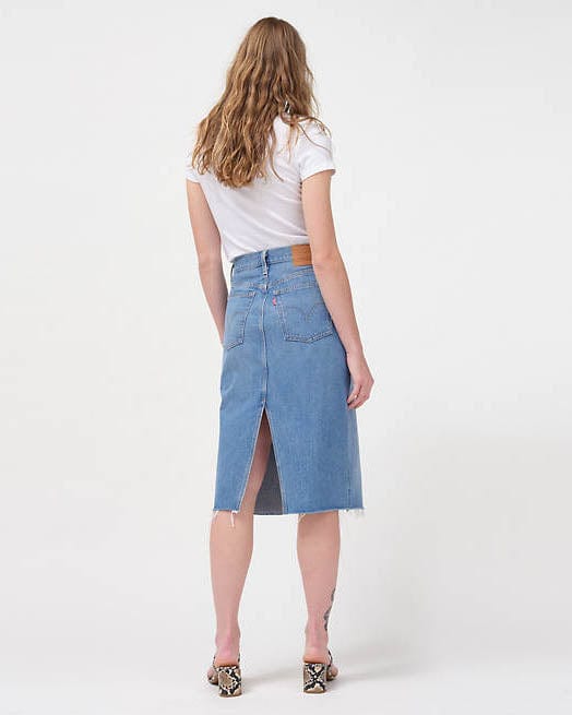 Levi Strauss Clothing XS | US 24 "Deconstructed Split" Skirt