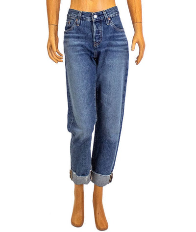 Levi Strauss Clothing XS | US 25 501 Tapered Cuffed Jeans