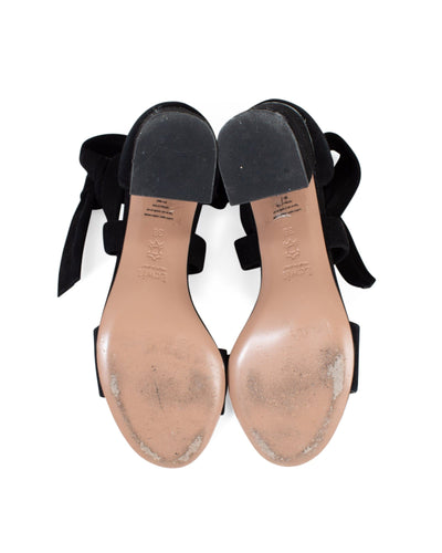 Lewit Shoes Medium | US 8 Self Tie Block Heels