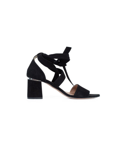 Lewit Shoes Medium | US 8 Self Tie Block Heels