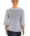 LILLA P Clothing Small Woven Quarter-Sleeve Top