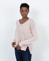 LINE Clothing Small Pink Linen Sweater