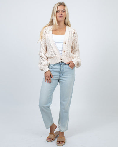 LINE Clothing XS "Galia" V-neck Cardigan Sweater