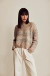 LINE Clothing XS "Simone" Marled Yarn Crewneck Sweater