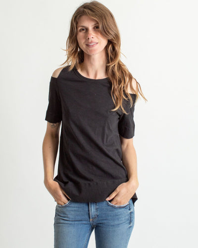 Lisa Todd Clothing XS Open Shoulder Tee
