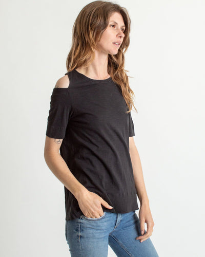 Lisa Todd Clothing XS Open Shoulder Tee