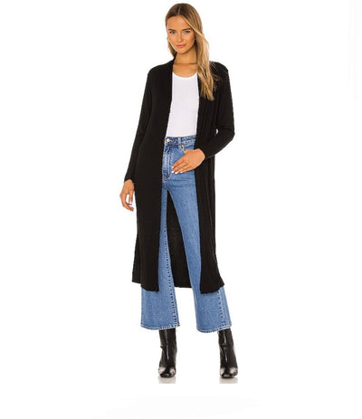 LNA Clothing Medium "Emmee" Ribbed Cardigan