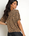 LNA Clothing Small Leopard Boxy Tee