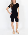 LNA Clothing XS Black Ribbed Romper