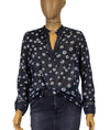 LOCAL Clothing XS Black V-Neck Blouse