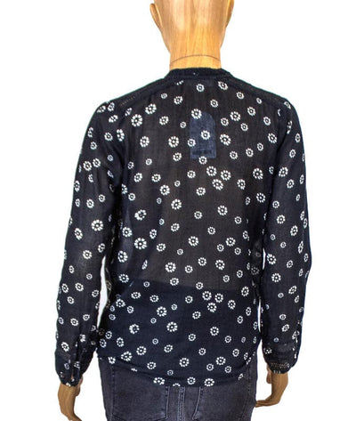 LOCAL Clothing XS Black V-Neck Blouse