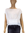 LOCAL Clothing XS White Cap Sleeve Tee