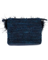 Loeffler Randall Bags One Size Navy Woven Clutch