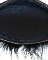 Loeffler Randall Bags One Size Navy Woven Clutch