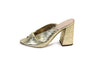 Loeffler Randall Shoes Large | US 10 Champagne Foiled "Laurel" Heels