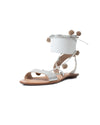 Loeffler Randall Shoes Medium | US 8 Metallic Tie Up Sandals