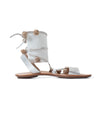 Loeffler Randall Shoes Medium | US 8 Metallic Tie Up Sandals
