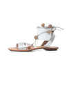Loeffler Randall Shoes Medium | US 8 Metallic Tie Up Sandals