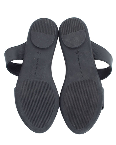Loeffler Randall Shoes Small | US 7.5 Black Flat Sandals