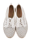 Loeffler Randall Shoes XS | US 5 White Perforated Leather Espadrille Sneakers