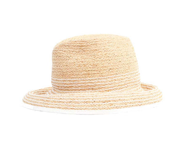 Lola Hats Accessories One Size Striped Straw Bucket Hat