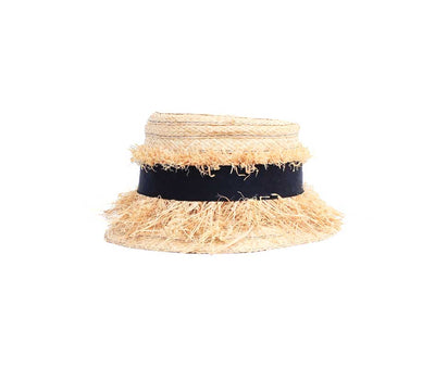 Lola Hats Accessories One Size Woven Fringe Hat