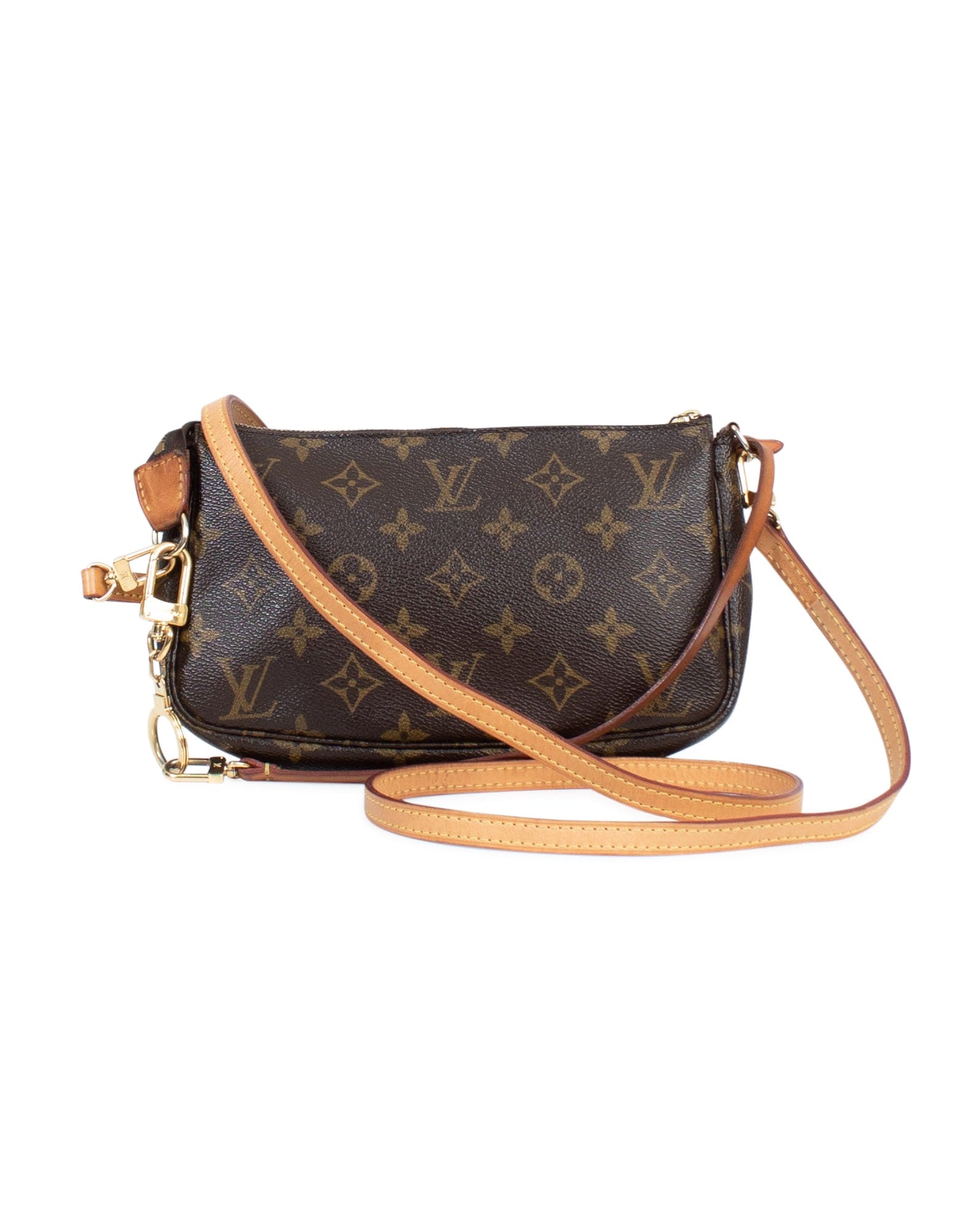 Louis Vuitton Bags One Size Vintage Monogram Crossbody Pouchette Shoulder Bag