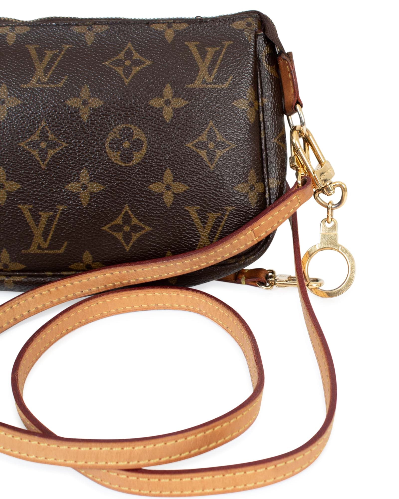 Louis Vuitton Bags One Size Vintage Monogram Crossbody Pouchette Shoulder Bag
