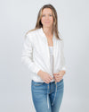 Love Stitch Clothing Small White Eyelet Jacket