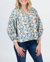 Love The Label Clothing XS Blue Floral Print Blouse
