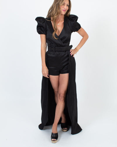 Lovers + Friends Clothing Medium Romper With Skirt Overlay Set