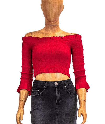 Lovers + Friends Clothing Small Red Crop Top